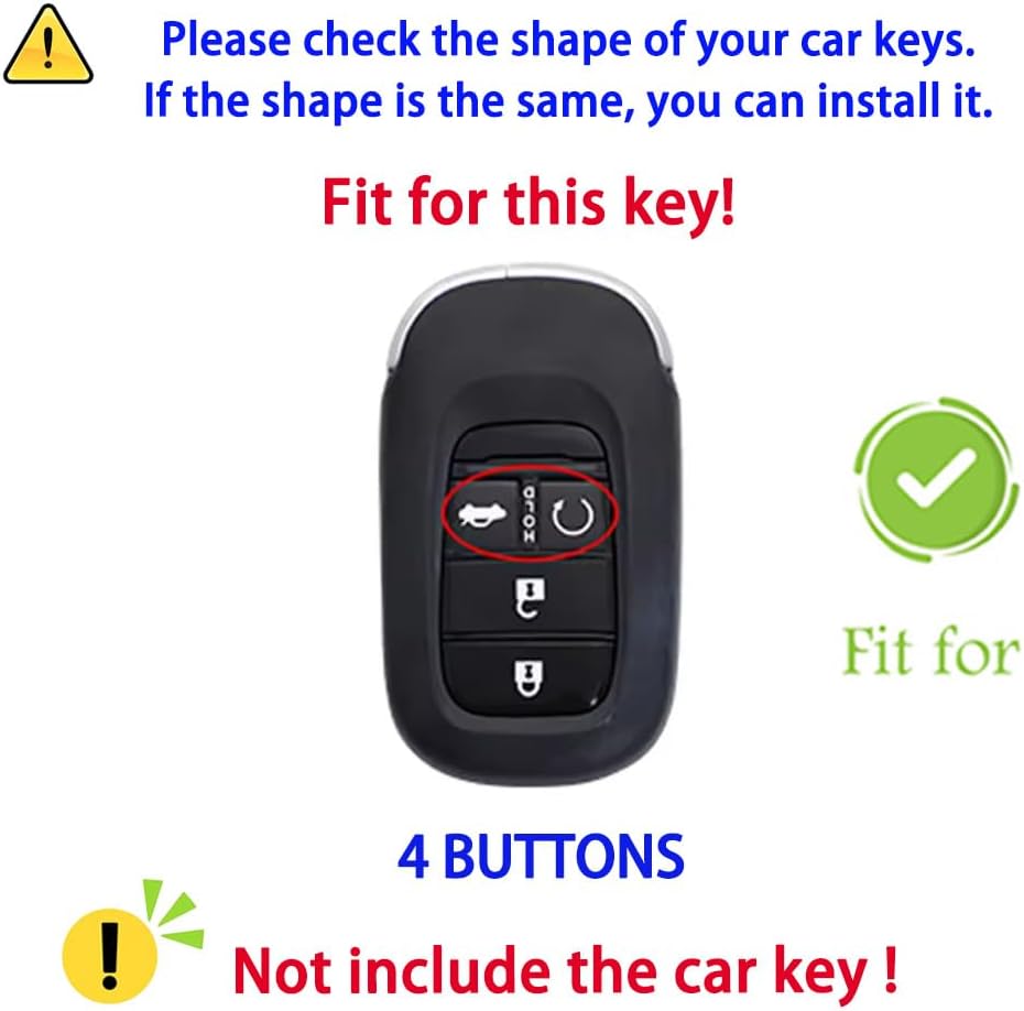Waterproof TPU Key Case Fit for Honda Accord Civic HR-V 2023-2026 image 2