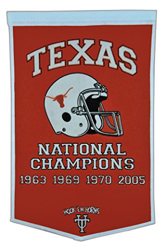Winning Streak Sports NCAA Texas Longhorns Dynasty Banner - Wall Decor for College Sports Fans