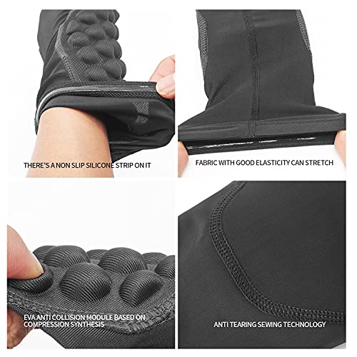 Crash Pad Youth Children Basketball Knee Sleeves, Elbow Pads, Anti-Collision Long-Legged Knee Pads, Volleyball Football Bicycle Wrestling Protective Gear, Boys, Girls, 4-12Years, Joint Protection, Elbow Sleeves (Elbow Sleeve, Ym) #TOP1