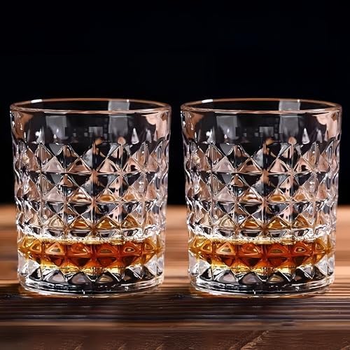 The Better Home Zest Whiskey Glasses Set of 2 (270ml Each) Diwali
