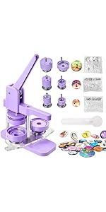 Amazon.com: Alldeer 1+1.25+2.25 Inch Button Maker Machine Multiple ...