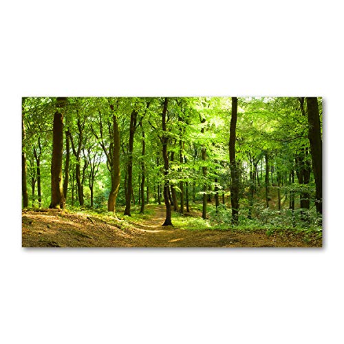 Tableau sur toile paysage vert 120x60 grand format mural