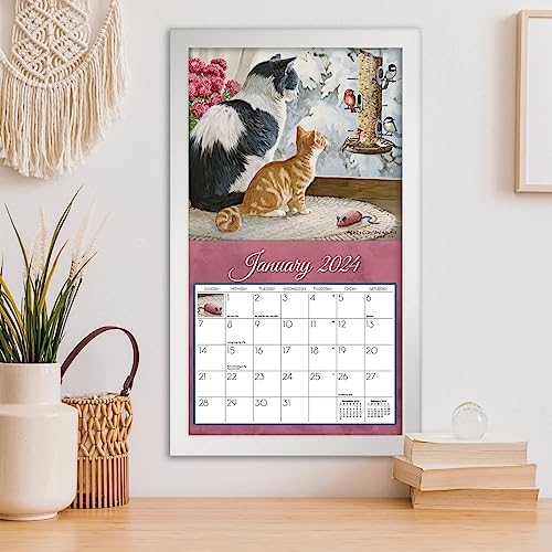 Lang Love Of Cats 2024 Wall Calendar (24991001926) #TOP5