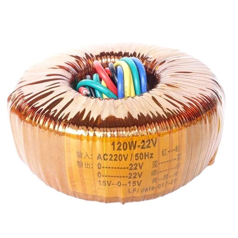 Audio 120W toroidal Transformer for Power Amplifier (Color : Version 1, Size : 110V)