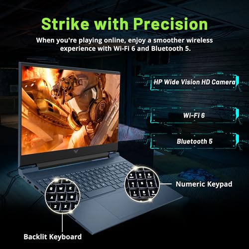 HP Victus 16.1" FHD IPS Gaming Laptop Intel i5-11400H miniatura 5