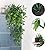 Whonline Artificial Hanging Plants Small Fake Potted Plants, Faux Plants for Indoor Outdoor Aesthetic Office Living Room Shelf Decor (1 Pack)