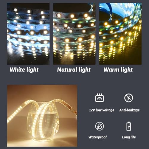 Miroir de courtoisie éclairé à reflet haute définition et LED réglables - 6