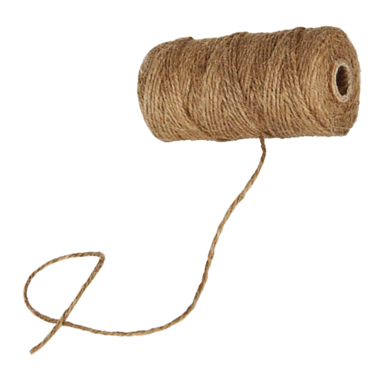 Cuerda de yute natural premium OSALADI de 100m, cordel decorativo de alta firmeza