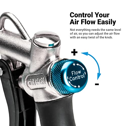 Soufflette air comprimé réglable Capri Tools à buse longue pour nettoyage de précision - 4