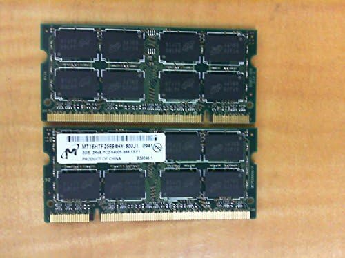 Barrette Mémoire RAM DDR2 2Go PC2-6400U Micron MT16HTF25664AY-800J1