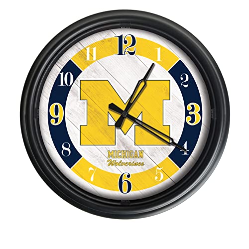 Holland Bar Stool Co. University of Michigan Indoor/Outdoor LED Wall Clock