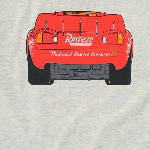 Image of Disney Cars Lightning McQueen Boys Short Sleeve T-Shirt and French Terry Shorts Set for Big Kids
