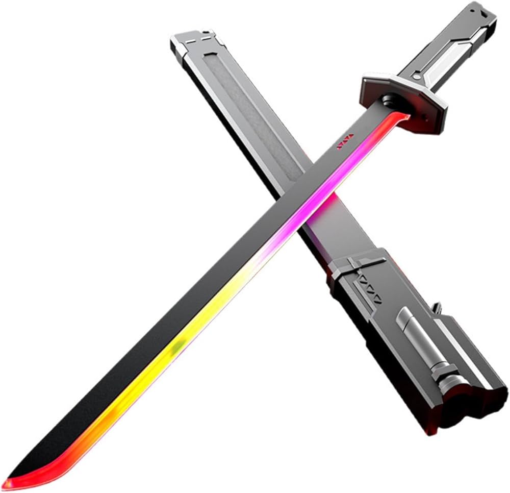 Amazon.co.jp: HJJ 光る刀 サイバーパンク剣 スパークライトソード