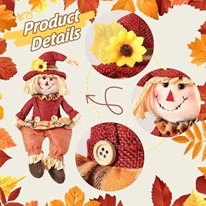 Fallscarecrowplushfigurines2pcshandmadesittingscarecrowsdollsforharvestindoortabletopdecorautumnshelfsitters Urban Country Home Decor Fall scarecrow plush figurines 2pcs handmade sitting scarecrows dolls for harvest indoor tabletop decor autumn shelf sitters urban country home decor