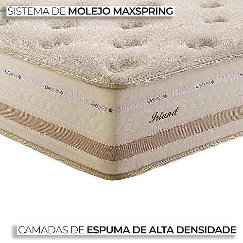 Colchão Queen Maxpring 33cmx158cmx198cm Irland Herval Bege