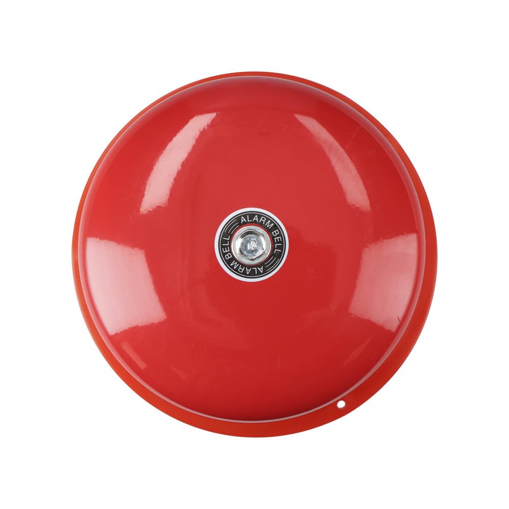 Campana Eléctrica De Emergencia De Acero Inoxidable 100 Mm - 220V, Sonido Potente, Para Fábricas, Escuelas O Hogares