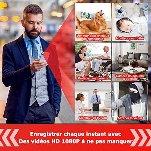 Caméra Espion Wifi 1080P Discrète avec Détection de Mouvement - Geekodrome: Boutique d'accessoires geek Sécurité avec RIF6 Wireless Security Camera