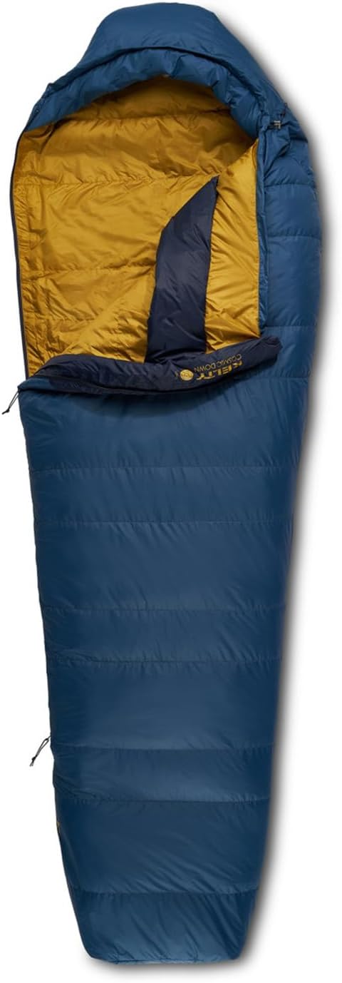 Cosmic 20 Down Mummy Sleeping Bag for Backpacking, Campers, 550 Fill Power, Recycled Fabrics with PFAS-Free DWR, Designed in Sunny Colorado,