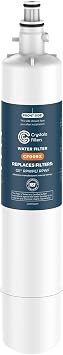 Crystala Filters Replacement for GE RPWFE, RPWF with CHIP Refrigerator Water Filter, Compatible with WSG-4, WF277, GFE28GMKES, PFE28KBLTS, GYE22HMKES, DFE28JSKSS, GFE28GYNFS, GFD28GYNFS, 1 Pack