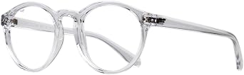 Olivewing Blue Light Blocking Glasses | Young Adult | Male Female Unisex | Round Full Frame Grilamide TR90 | Blue Light, UV, Anti-Glare Filter OLW 1802-01