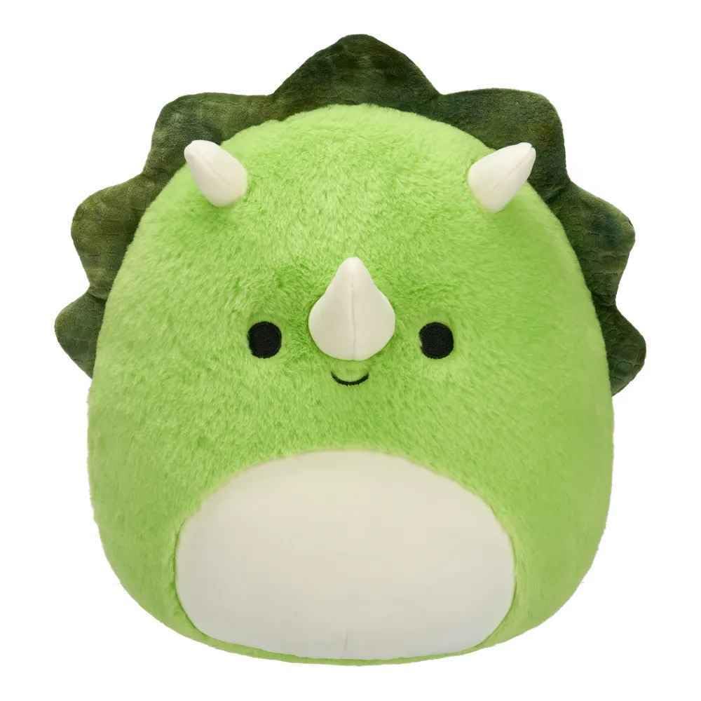 Squishmallows Triceratops Malik 40cm - Blauer Dino Plüsch | Kuscheltier & Spielzeug
