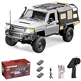 Authticar RC Truck, 1/12 LC79 RC Rock Crawler, MN-82S New Upgrades Land Cruiser Remote Control Pickup Off Road RTR 2.4GHz Remote Control Rock Crawler Car with Controllable Headlights DIY Customization