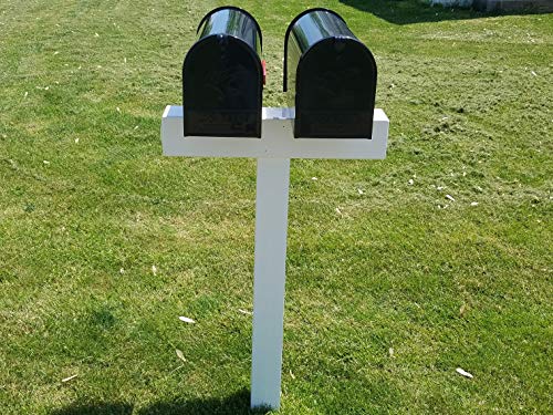Handy Post 2, 42-in x 26-in White Vinyl Mailbox Post Sleeve
