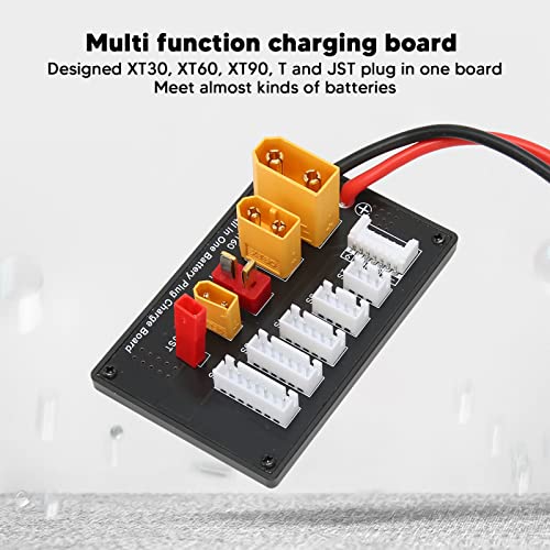 Plato multi cargador Five in One con conectores XT y JST miniatura 4