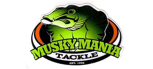Musky Mania Tackle 9" Squirrely Jake 1.31 Oz. Rainbow Trout Color Fishing Lure/Bait With Rattle #TOP3