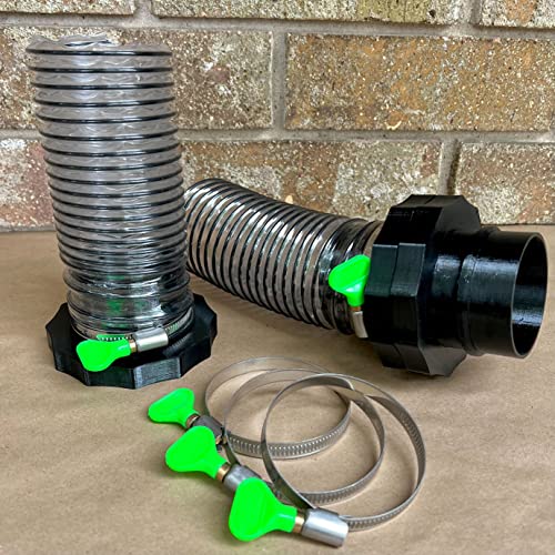 2.5" Port MagDuct System 10PC Starter Kit - Magnetic Dust Collector Fittings Quick Disconnect - Heavy Duty Neodymium Magnets On All Ports by Generic - Image 3