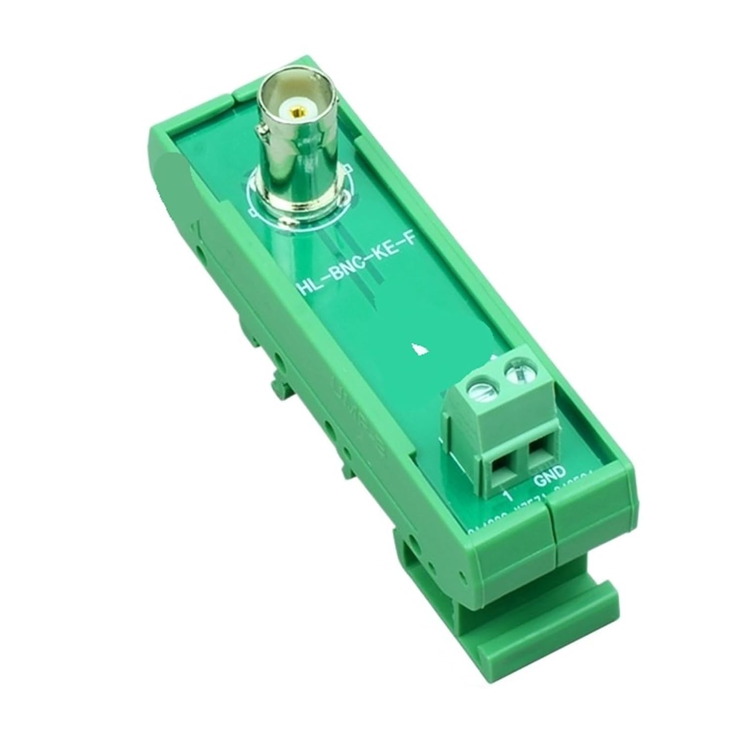 DIN Rail Mount BNC Male Female Terminal Block Screw Terminal UTP Video Balancer(HL-BNC-KE-F)