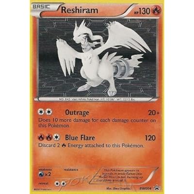 Rare Holo Foil Pokemon Card Reshiram Black Star Honduras | Ubuy Rare Holo Foil Pokemon Card Reshiram Black Star Honduras | Ubuy