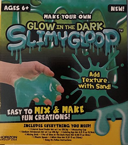 Horizon Group USA Make Your Own Glow in The Dark Slimy Gloop! Easy to Make! Includes