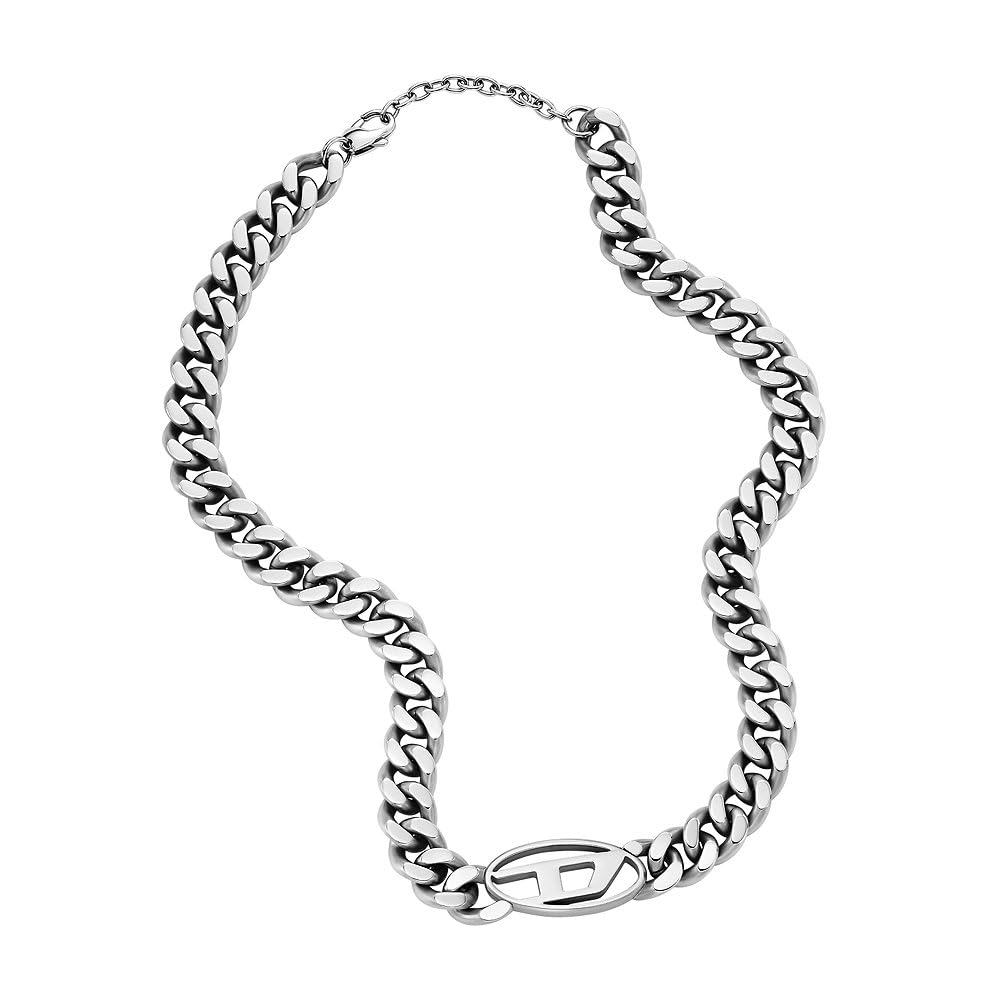 Diesel Men's Stainless Steel with lobster clasp closure Chain necklace