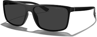 MERRY'S S8225 Polarized Rectangular Sports Sunglasses for Men Women - UV400 Glare Reduction for Cycling Driving Fishing