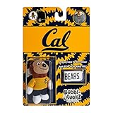 Bobbi-Dobbiez Attachable Plushie University of California (Berkeley) Oski Mascot – Attaches to Backpacks, Bags, Shoes, Water Bottles, and More