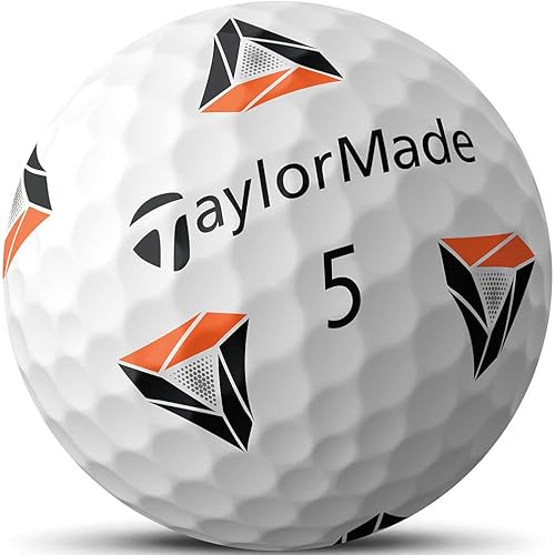 TaylorMade TP5 & TP5x Golf Balls (White, Yellow, Pix)