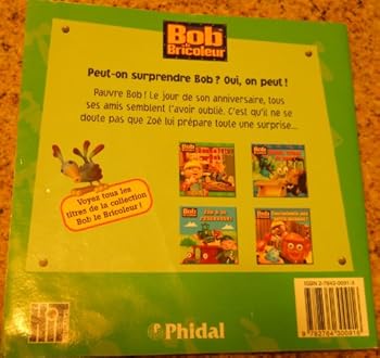 Paperback BONNE FÊTE BOB [French] Book