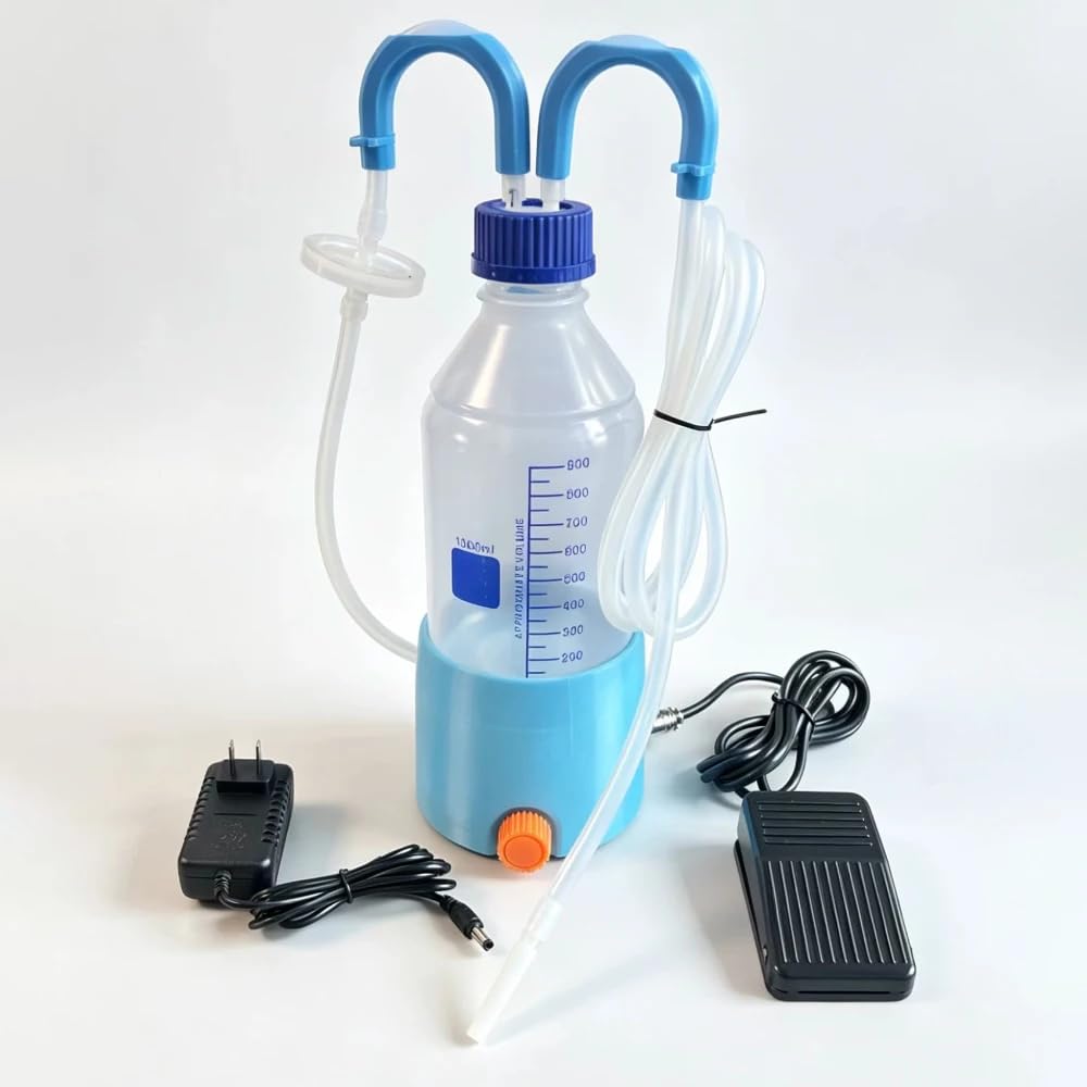 Toplionace Bomba Aspiradora de Vacío de Laboratorio con Botella Recolectora de 1
