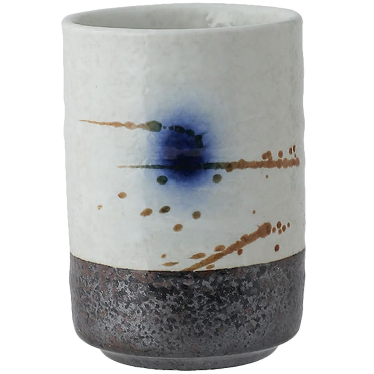 Tasse à thé japonaise décorative en céramique artisanale peinte à la main