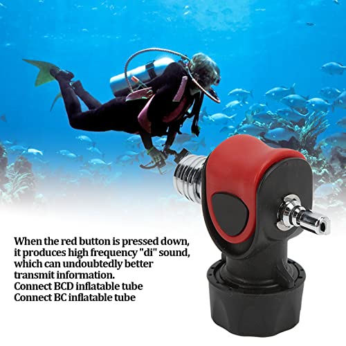 Gerador Acústico de Sinal de Mergulho, Sirene de Sinal Subaquático de Frequência única de Aço Inoxid