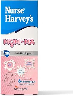 MOM-MA Lactation Support Advanced Formula for Increase The Mothers Milk Level with Herbal Galactagogue 5Fl Oz