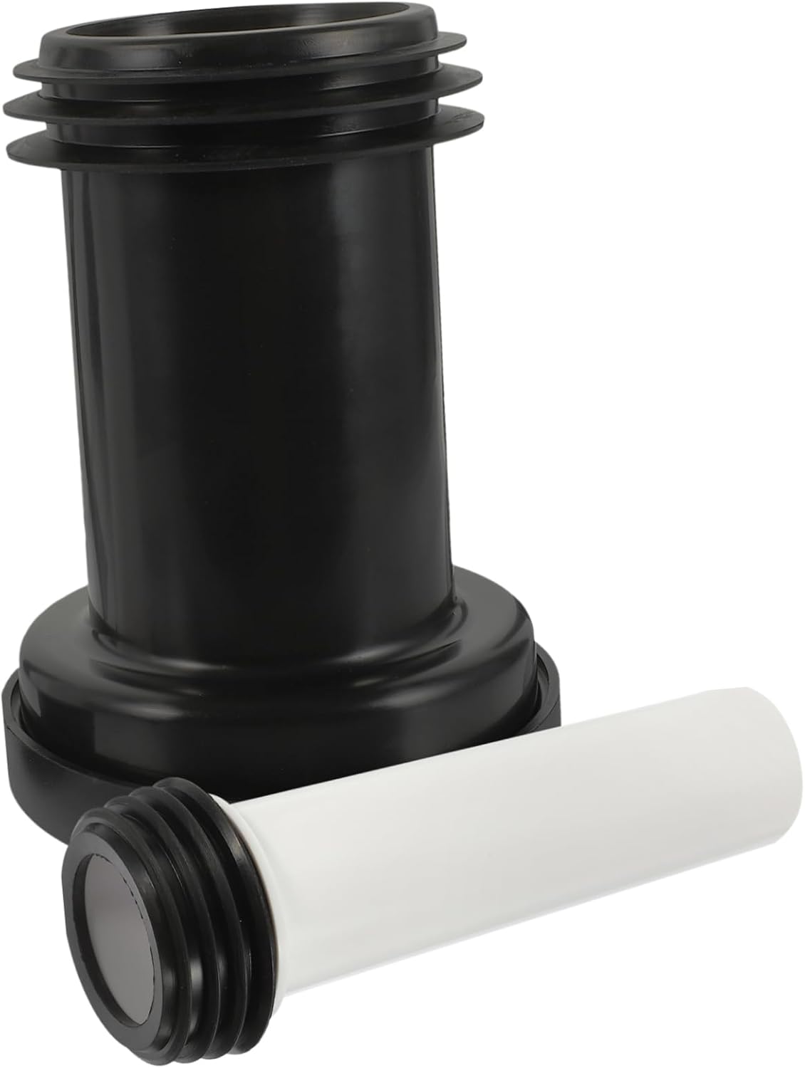 TEHAUX 2sets Parts Toilet Flange Extension Pvc Toilet Supply Line Flush Drainer Tool 2pcs*2