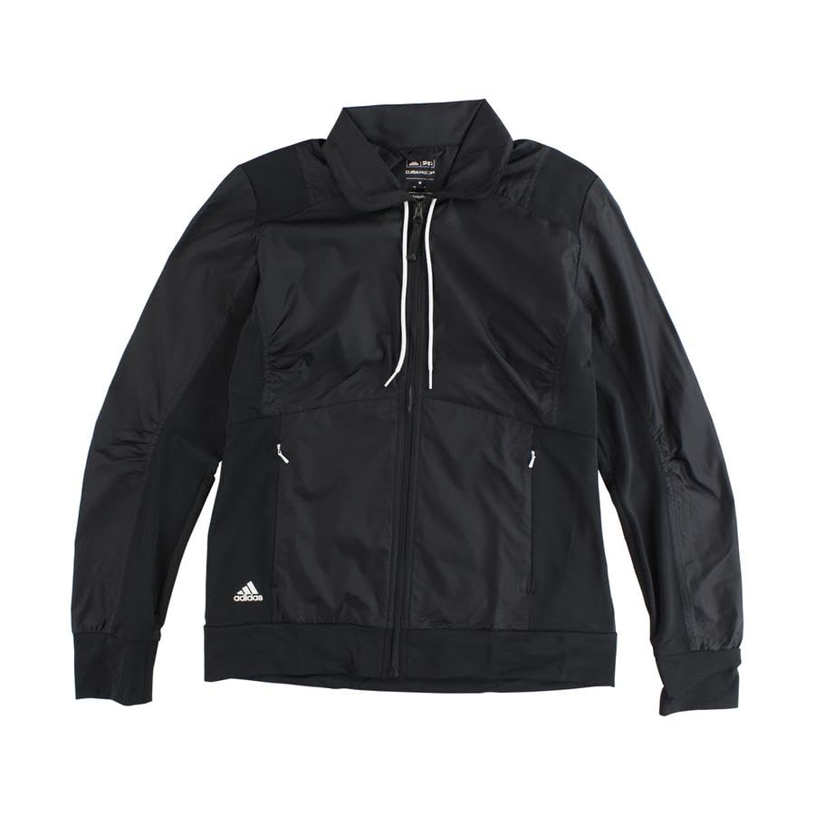 Veste zippée adidas bimatière bicolore noir et gris clair