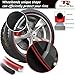Rimpro-Tec Wheel Bands Rim Protectors for Car Wheels for Protection and Decor, Durable All-Weather Rims Protectors Easy-to-Install Rim Guard Fit from 12