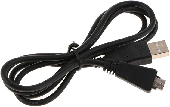 Replacement VMC-MD3 USB Data Sync Transfer Cable USB 2.0 Charging Cord Lead Compatible with Sony Cyber-Shot/Cybershot Digital Camera DSC-W350D W360 W380 W390 W570 TX100 TX66 and More (3.3ft/Black)