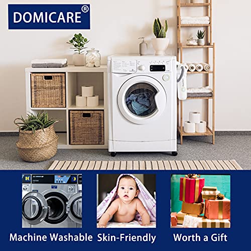 Domicare Queen Size Mattress Pad Cover Quilted Fitted Mattress Protector With Deep Pocket (8-21Inch), Cooling Mattress Topper Pillow Top-White #TOP5