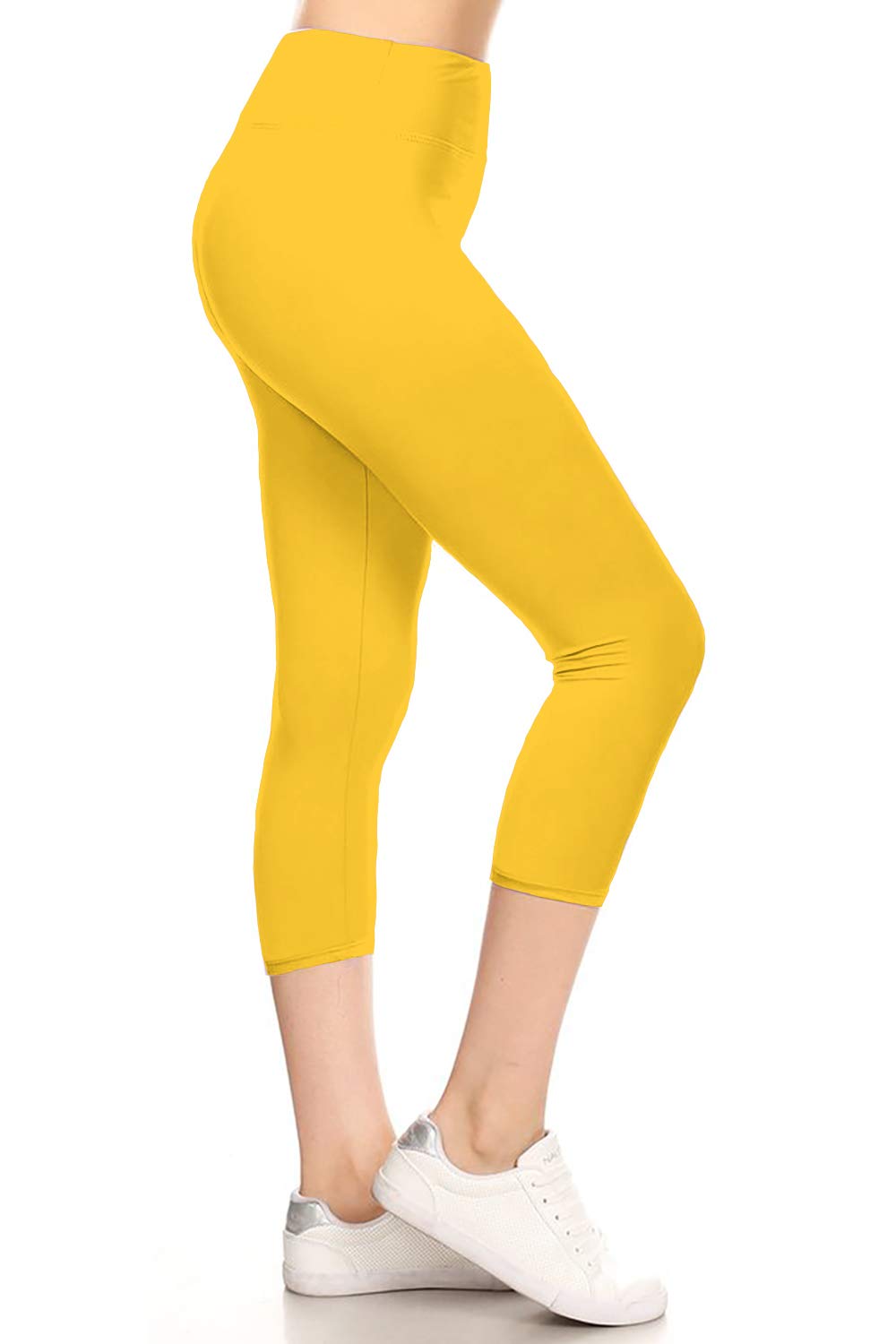 Leggings Depot High Waisted Leggings for Women Buttery Soft Women's  Leggings Solid Yoga Reg, Plus, 1X3X, 3X5X