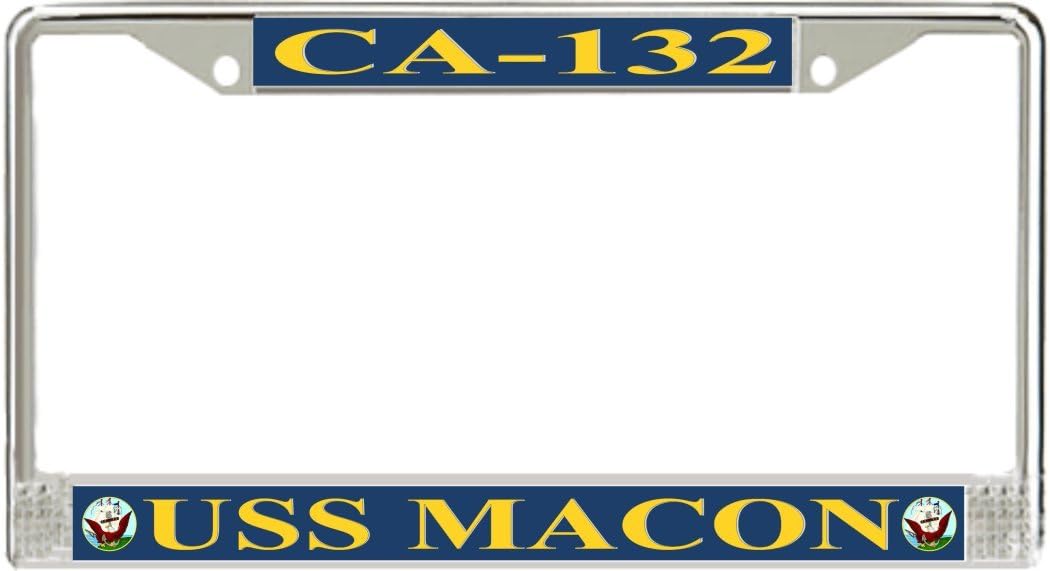MilitaryBest USS Macon CA-132 License Plate Frame