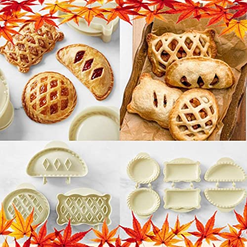 JOYAZ Dough Presser Pocket Pie Molds, Party Potluck Hand Pie Molds, Hand Pie Molds for Halloween Christmas Thanksgiving (Three)